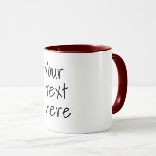 Your text here, customisable mug