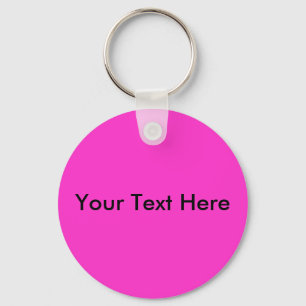 Your Text Here Key Ring