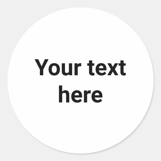your text here script simple minimal gift tag (Front)