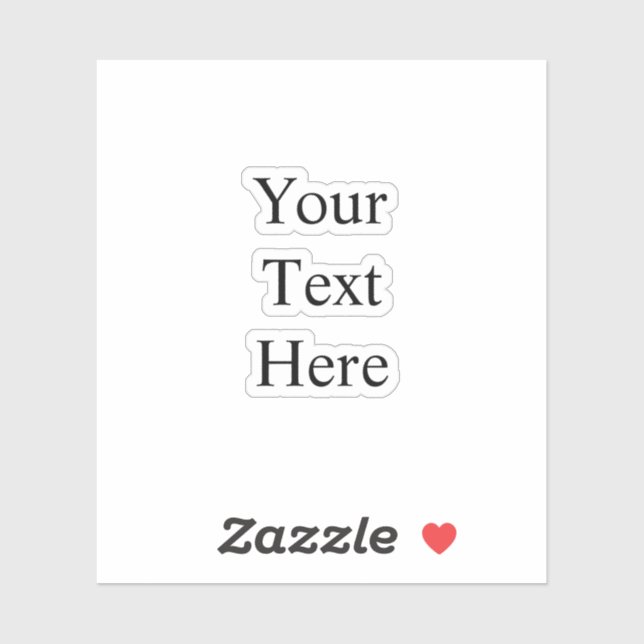Your text here stickers  (Sheet)