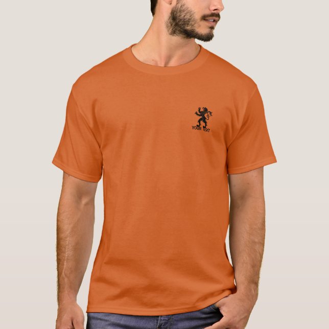 Your Text - Holland Lion T-Shirt (Front)