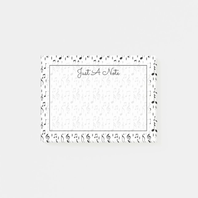 Your Text | Musical Notes (Front)