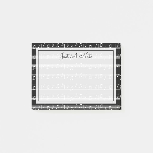 Your Text | Musical Notes (Front)