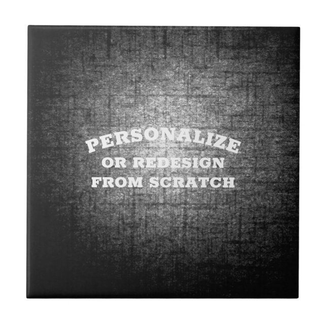 Your Text or Design Here - Create a Custom Tile (Front)