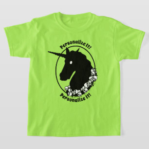 YOUR TEXT Zombie Unicorn T-Shirt
