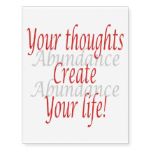 Your Thoughts Create Your Life