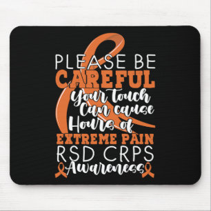 Your Touch Can Cause Extreme Pain Support CRPS Awa Mouse Mat