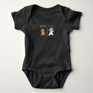 Your Uncle , My Uncle Unicorn Gift Funny Baby Bodysuit