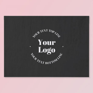 Your Uploaded Business Logo or other Design Tissue Paper