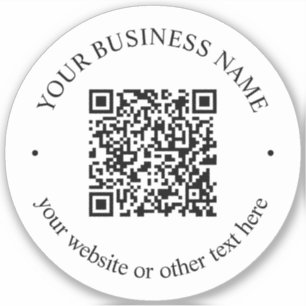 Your Uploaded QR code Plus Editable Circular Text