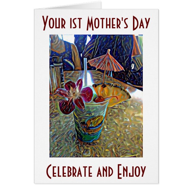 YOUR VERY FIRST **MOTHER'S DAY** CHEERS! (Front)