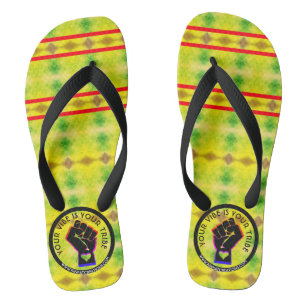 Your Vibe Is Your Tribe - Earth Walker Youngblood Flip Flops