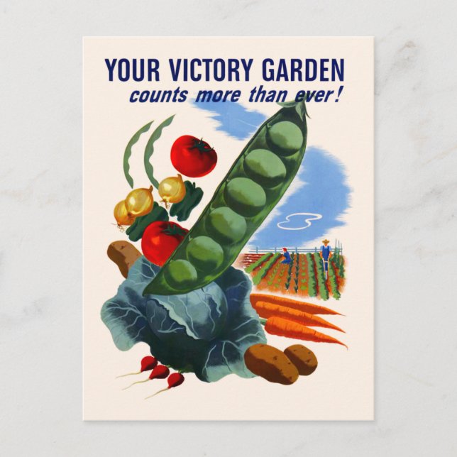 Your Victory Garden Postcard (Front)