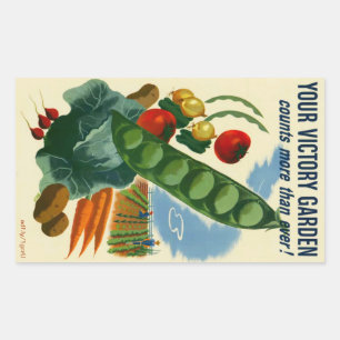 Your Victory Garden Rectangle Stickers