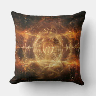 Your Voice is a Sigil — Mystical Frequency Art Cushion