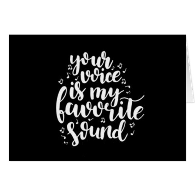 YOUR *VOICE* IS MY FAVORITE SOUND ANNIVERARY LOVE (Front Horizontal)