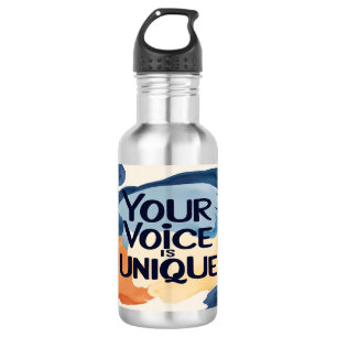 Your Voice Is Unique 2 532 Ml Water Bottle