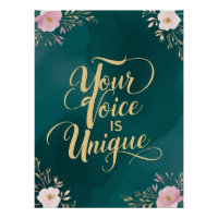 Your Voice Is Unique