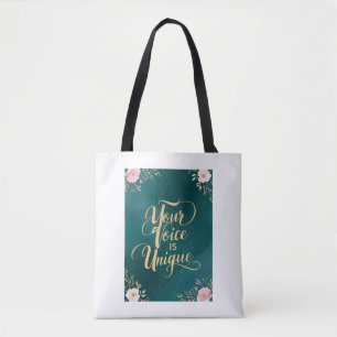 Your Voice Is Unique Tote Bag