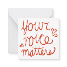 Your Voice Matters Valentine