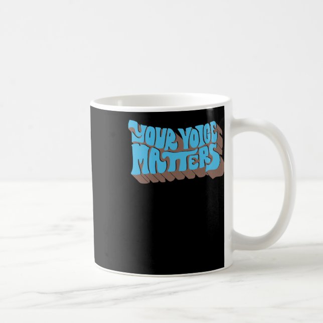 Your Voice S! Sticker1  Coffee Mug (Right)