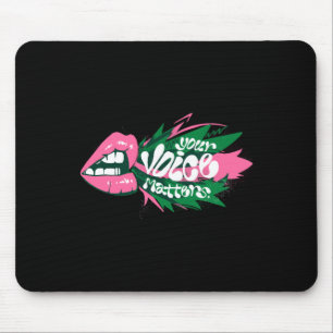 Your Voice S Sticker Mouse Mat