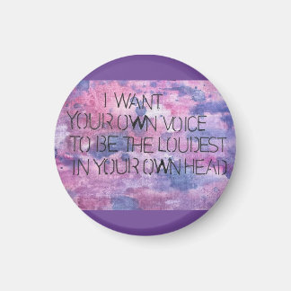 your voice the loudest magnet