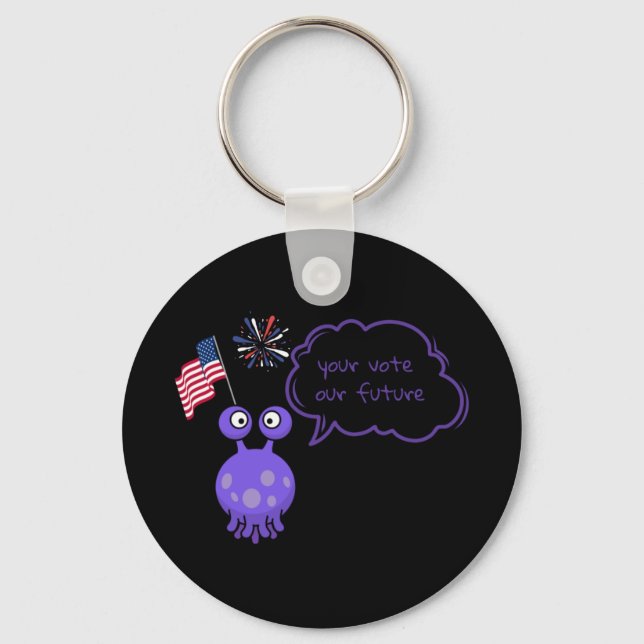 Your Vote2  Key Ring (Front)