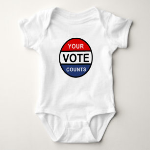 Your Vote Counts Baby Bodysuit
