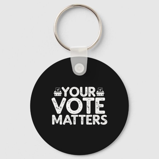 Your Vote Election Voter Key Ring (Front)