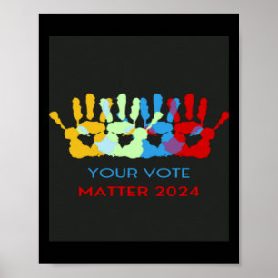 Your Vote Is Sticker Poster