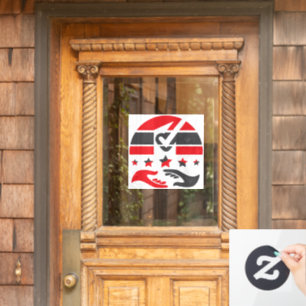 Your vote is your voice window cling