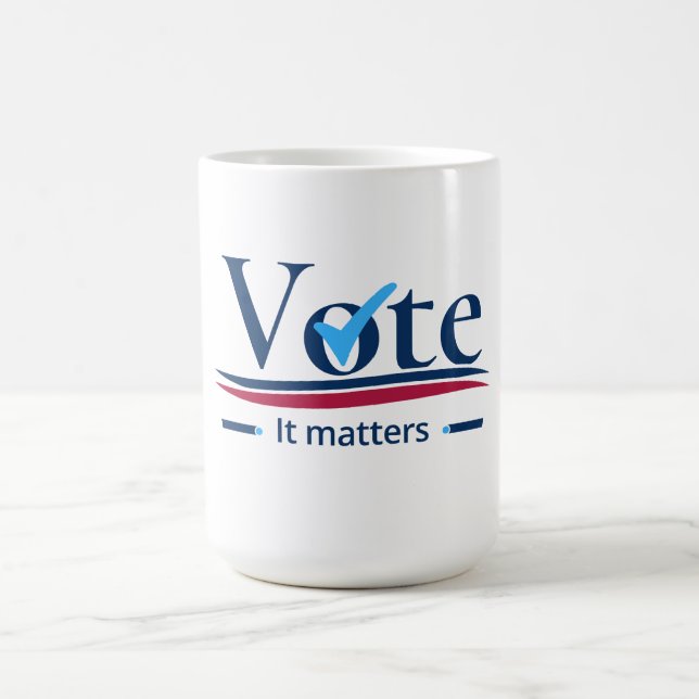 Your Vote Matters  Coffee Mug (Center)