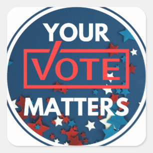 Your Vote Matters Sticker