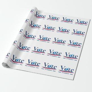 Your Vote Matters Wrapping Paper