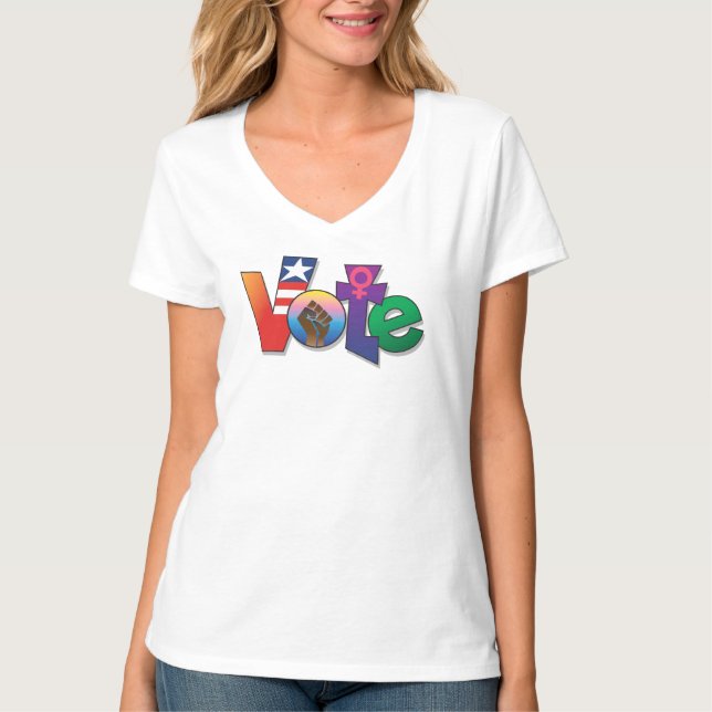 "Your Vote, Your Voice" - Custom T-Shirt (Front)
