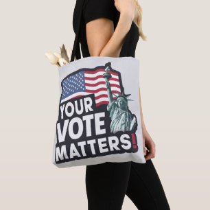 Your Votes Matters USA Elections 2024 Tote Bag