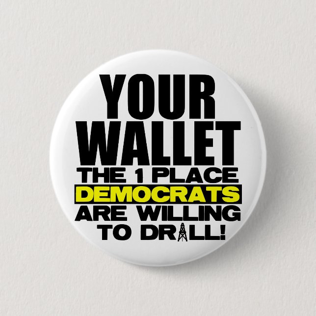 Your Wallet 6 Cm Round Badge (Front)