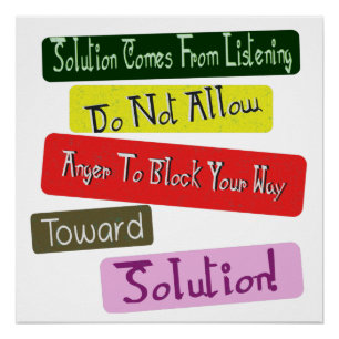 "Your Way Towards Solution" Cute Design. Buy Now Poster