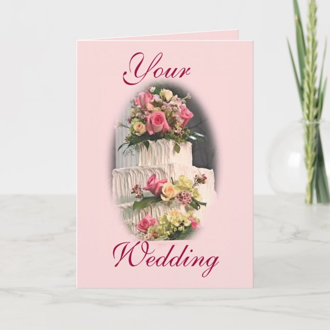 Your  Wedding-customise Card (Front)