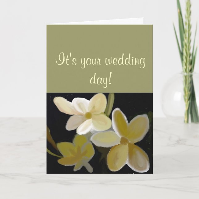 Your wedding day card (Front)