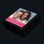 Your Wedding or Engagement Photo Anniversary Gift Gift Box<br><div class="desc">Wedding Black Lacquer Keepsake Custom Designer Personalised Jewellery Box or Memory Box Elegant Unique Wedding Anniversary  Christmas Gifts or Valentines Day Gifts</div>