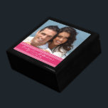 Your Wedding or Engagement Photo Anniversary Gift Gift Box<br><div class="desc">Wedding Black Lacquer Keepsake Custom Designer Personalised Jewellery Box or Memory Box Elegant Unique Wedding Anniversary  Christmas Gifts or Valentines Day Gifts</div>
