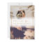 Your wedding photo, faded effect thank you card