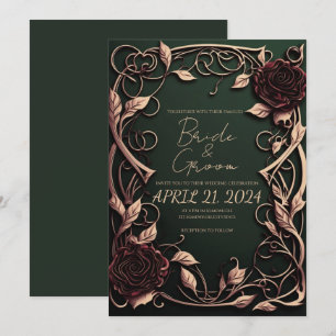 Your Wedding Stand Out with a Gothic Style Invitation