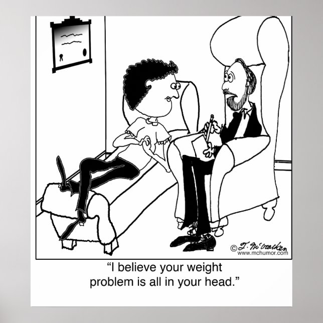 Your Weight Problem Is In Your Head Poster (Front)