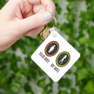 Your Wife My Wife Key Ring