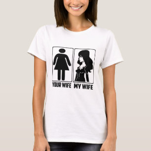 Your Wife My Wife Superhero Funny T-Shirt