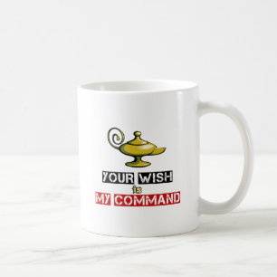 Your Wish is My Command Aladdin Lamp Design Coffee Mug