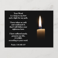 Your Word is a Lamp to my Feet Psalm 119:105-107